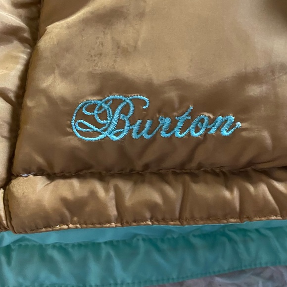BURTON Reversible Down Puffer Jacket size S - Picture 10 of 12